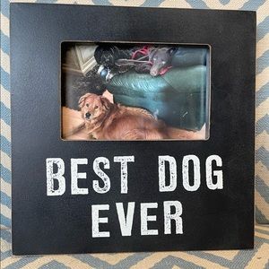 Best dog ever picture frame